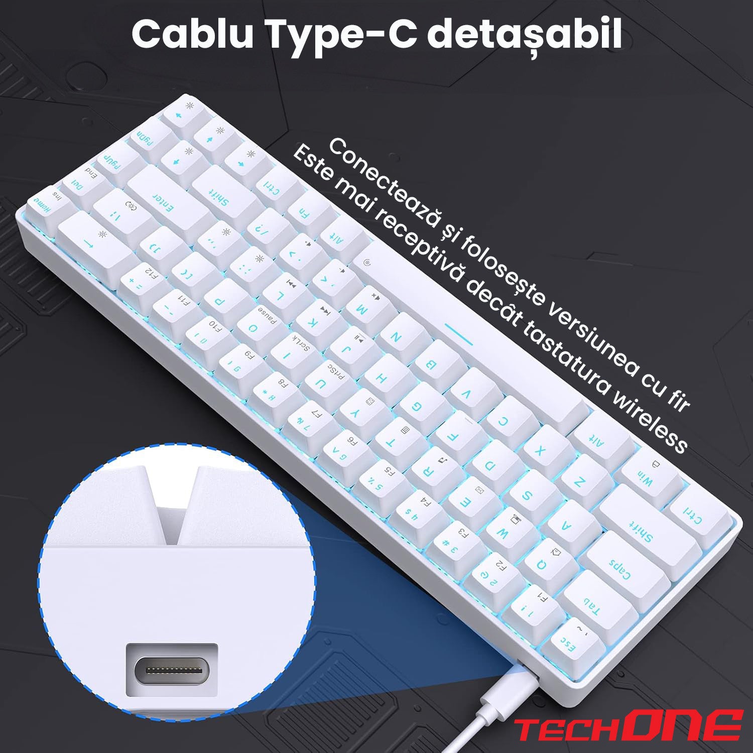 Tastatura Gaming Mecanica Profesionala Techone HexaBoard Tastatura Gaming Mecanica Profesionala Techone HexaBoard